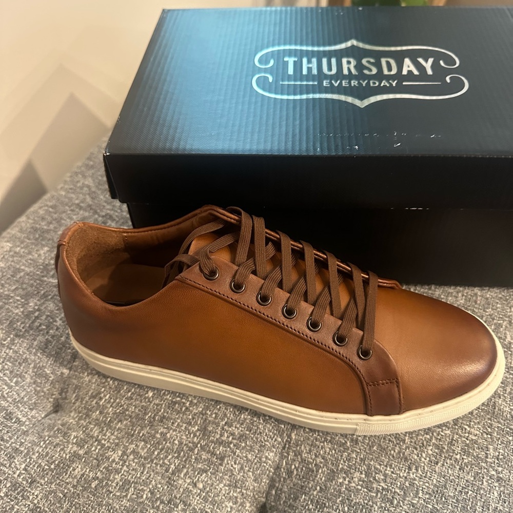 Men's Brown Leather Thursday Boot Sneakers